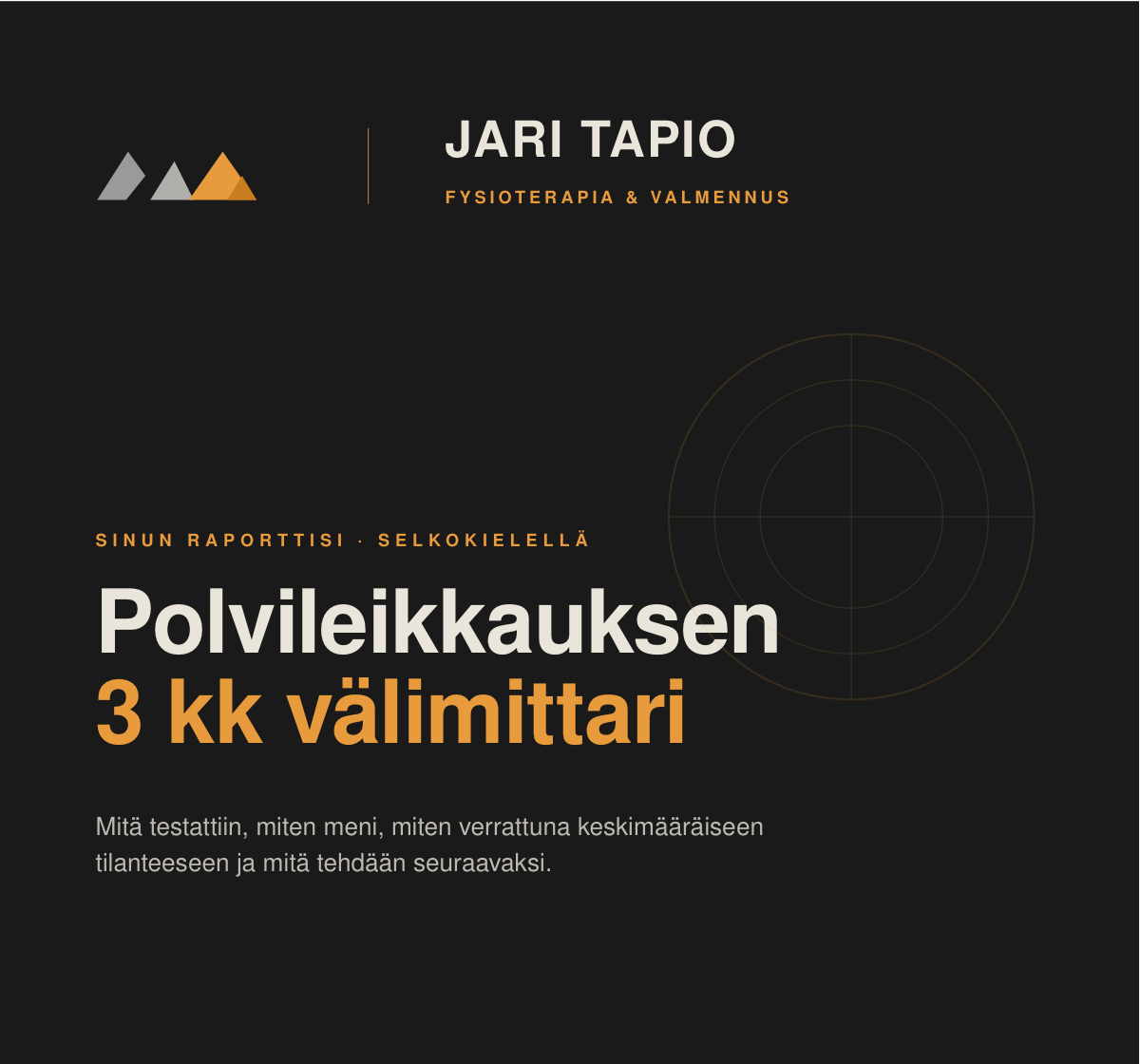Esimerkki selkokielisestä raportista